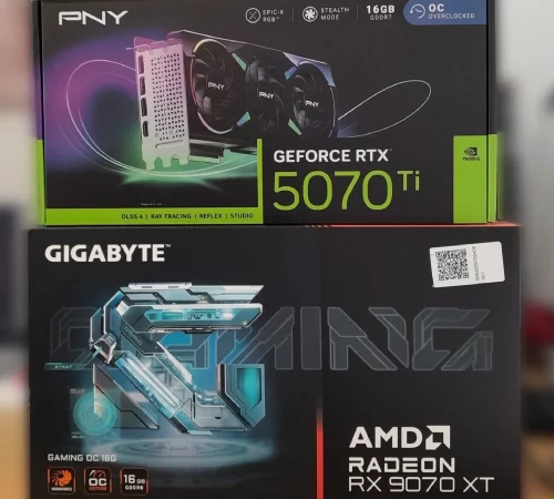rtx5070ti-vs-rx9070rt pc gamer Montpellier rtx5070ti vs rx9070xt